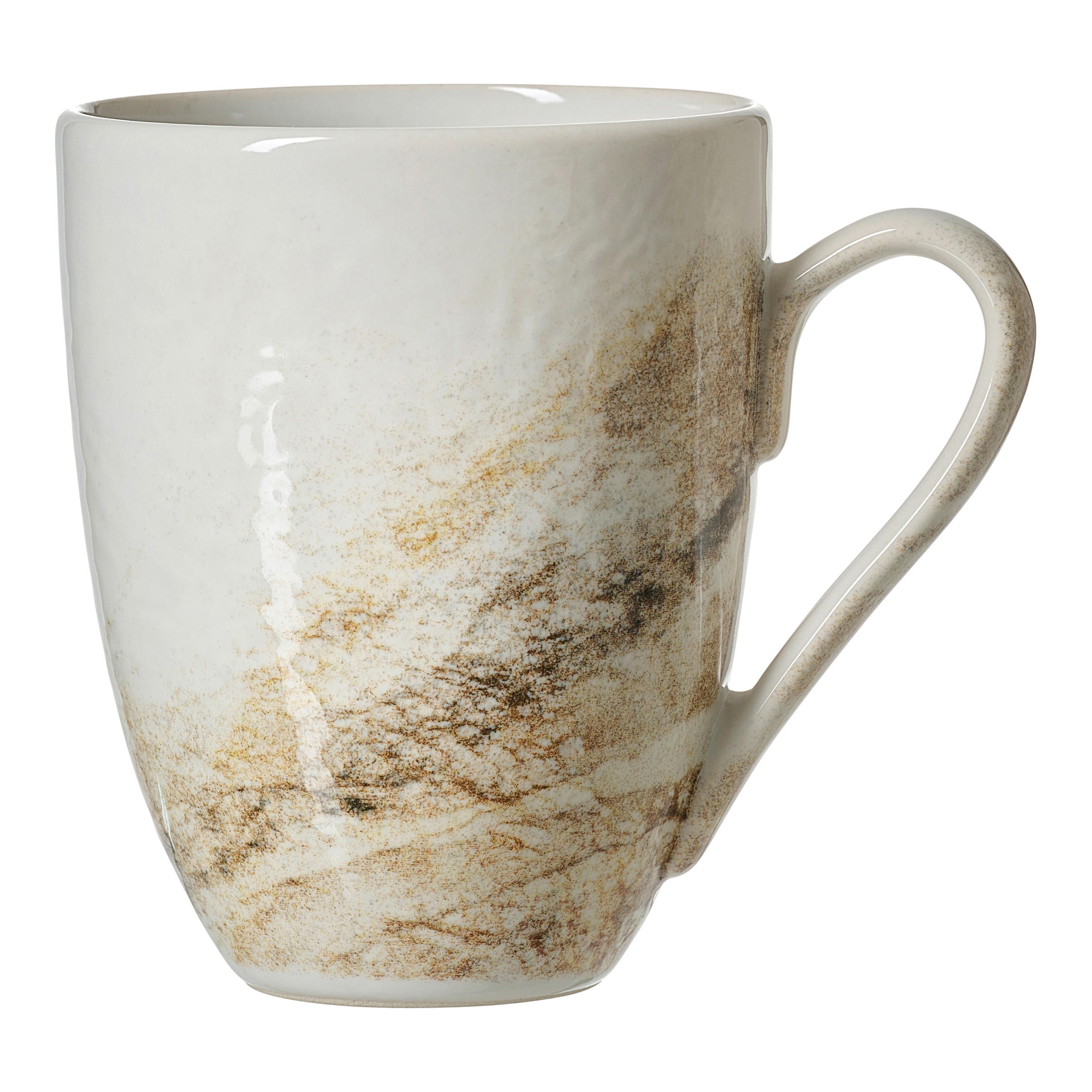 KAFFEEBECHER Arezzo  320 ml   - Creme/Braun, KONVENTIONELL, Keramik (320ml) - Ritzenhoff Breker
