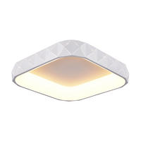 PLAFONIERĂ CU LED - alb, Basics, metal (50/50/12,5cm)