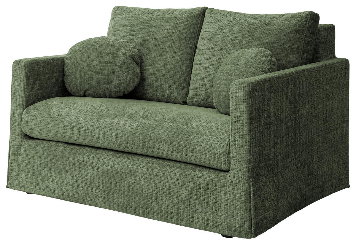 2-SITZER-BEZUG - Grün, Design, Textil (140/89/95cm) - P & B