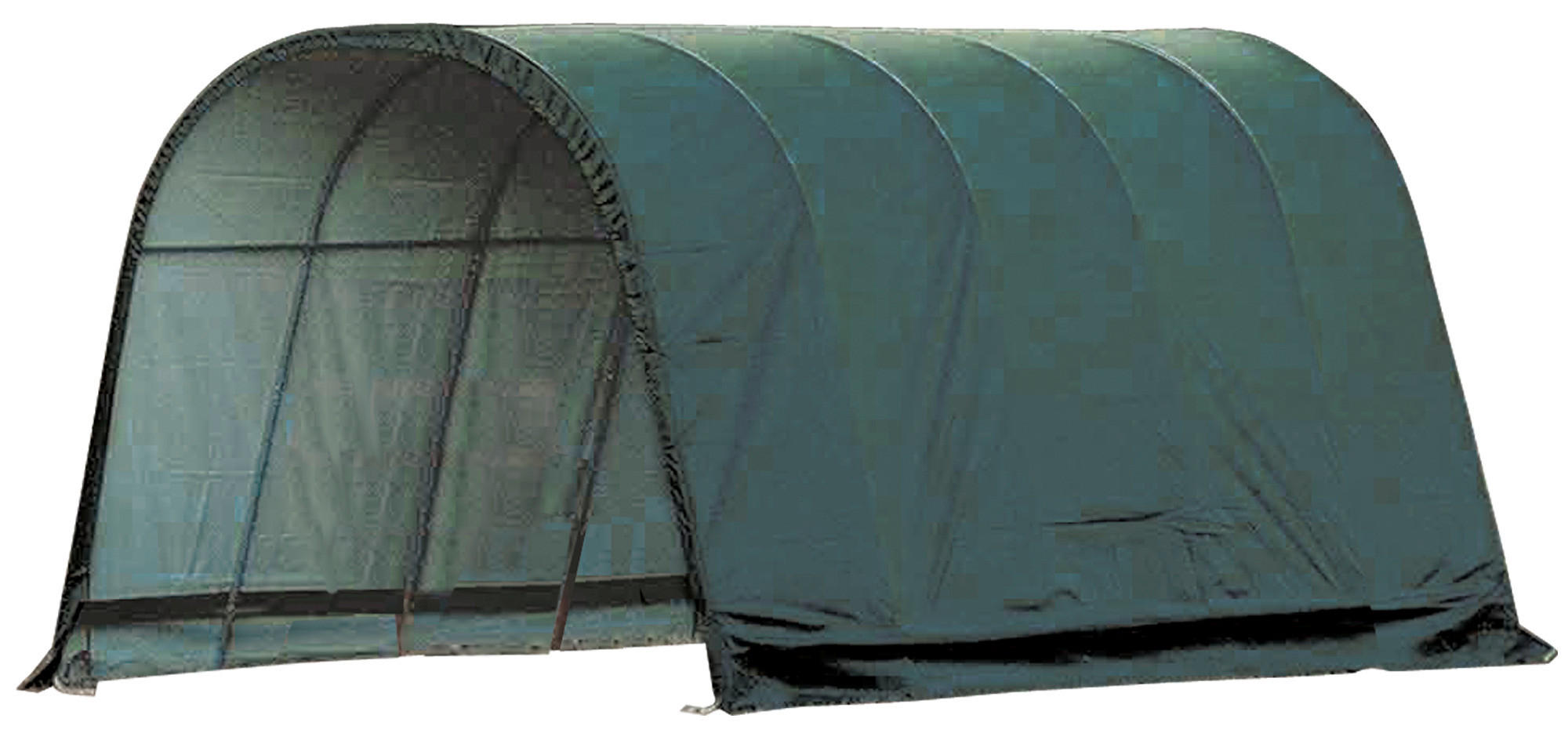 ZELTGARAGE  - Dunkelgrün, KONVENTIONELL, Kunststoff/Metall (610/400/300cm) - Ambia Garden