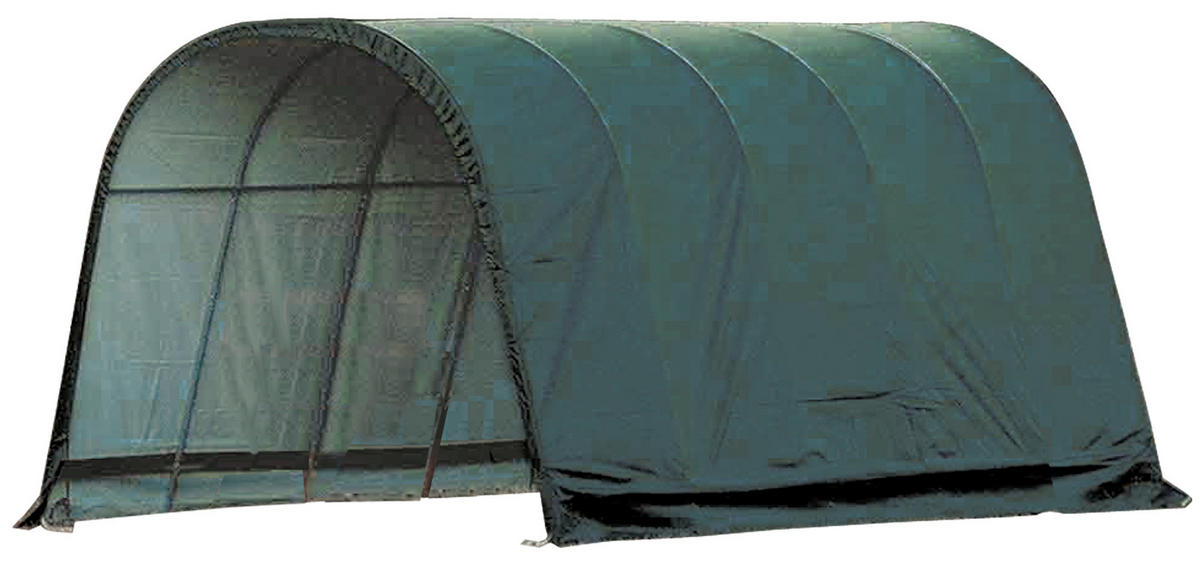 ZELTGARAGE  - Dunkelgrün, KONVENTIONELL, Kunststoff/Metall (610/400/300cm) - Ambia Garden