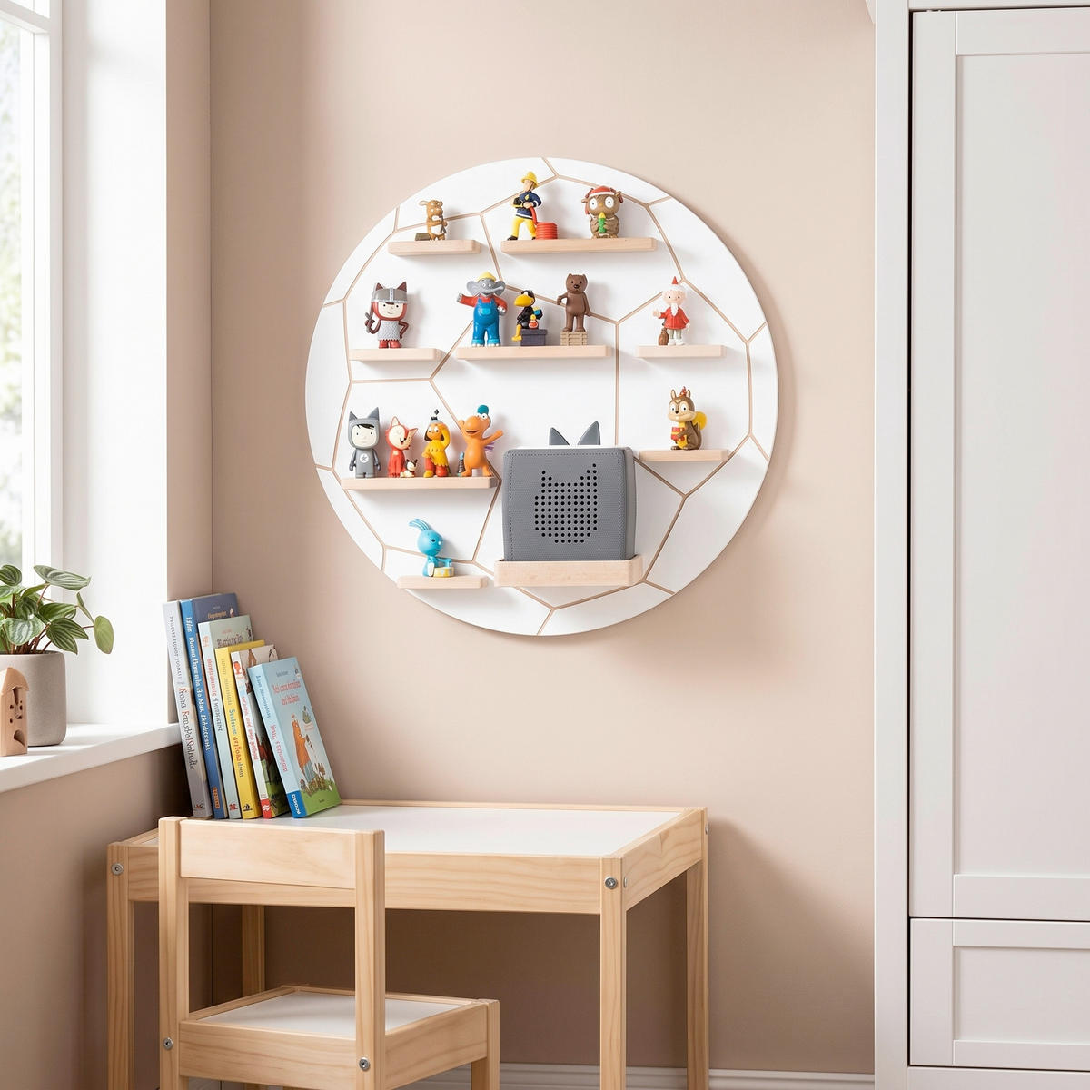 KINDERREGAL  - Weiss, Modern, Holzwerkstoff (50/50/19cm) - Livetastic