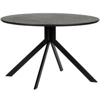ESSTISCH in Holzwerkstoff 120/120/75 cm  - Schwarz, Design, Holzwerkstoff/Metall (120/120/75cm) - Livetastic