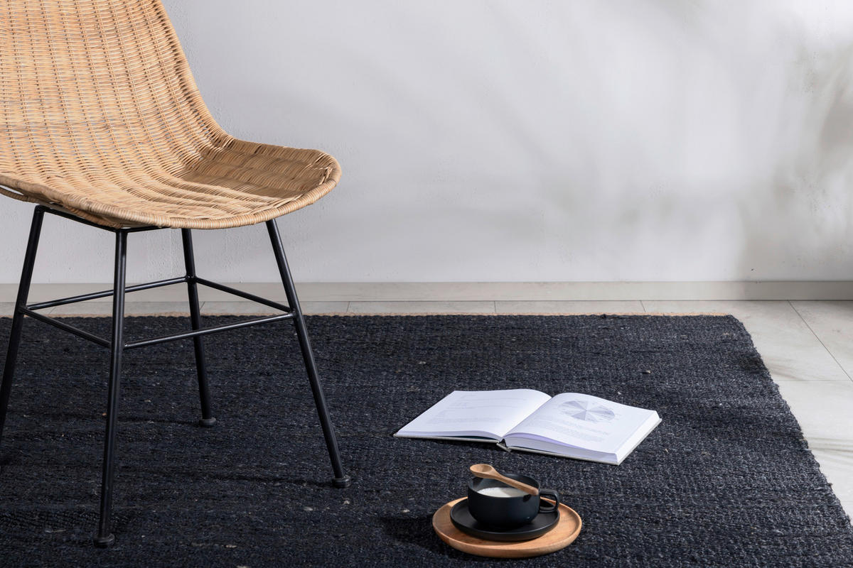 FLATVÄVD MATTA 170/240 cm  - svart, Lifestyle, textil (170/240cm) - P & B