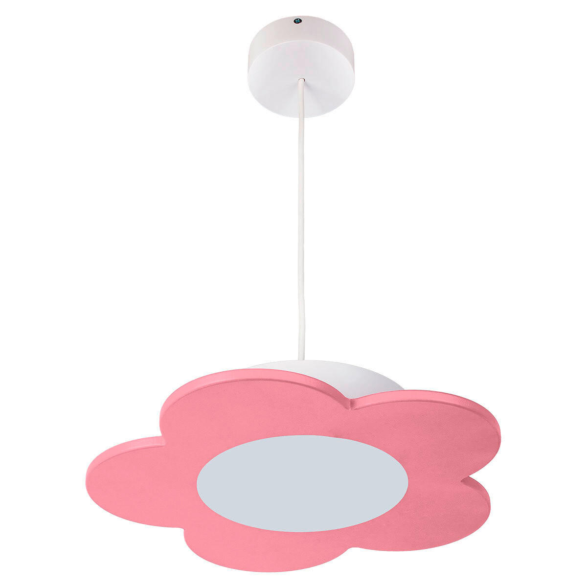 DĚTSKÉ ZÁVĚSNÉ SVÍTIDLO, 33/70 cm  - růžová, Basics, kompozitní dřevo/plast (33/70cm)