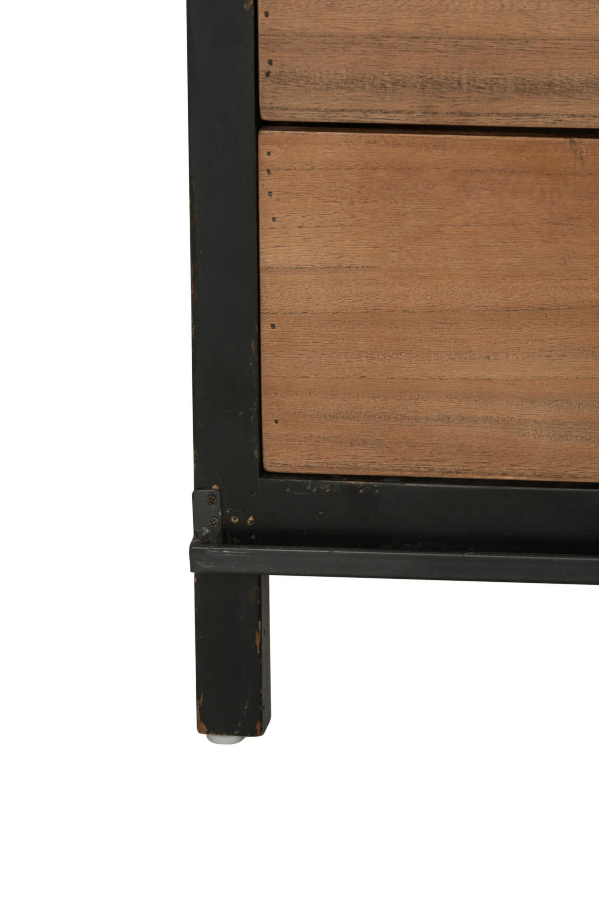 KOMODA, jedľa, viacfarebná, 120/96/45 cm - viacfarebná/čierna, Konventionell, kov/drevo (120/96/45cm) - Livetastic