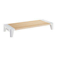 SCHREIBTISCHAUFSATZ 55,4/21,5/8 cm  in Weiß, Birkefarben  - Birkefarben/Weiß, Design, Holzwerkstoff/Kunststoff (55,4/21,5/8cm) - Boxxx