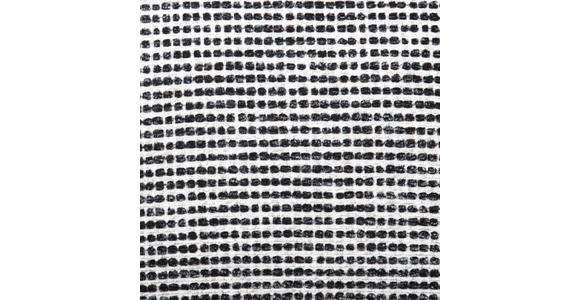 ARMLEHNSTUHL  Sitzfläche 360° drehbar, inklusive Armlehnen, automatische Rückholfunktion Webstoff  - Schwarz/Weiß, Design, Textil/Metall (65/91/65cm) - Novel