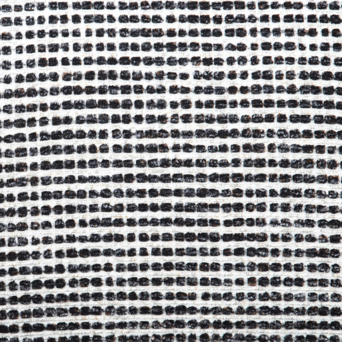 ARMLEHNSTUHL  Sitzfläche 360° drehbar, inklusive Armlehnen, automatische Rückholfunktion Webstoff  - Schwarz/Weiß, Design, Textil/Metall (65/91/65cm) - Novel