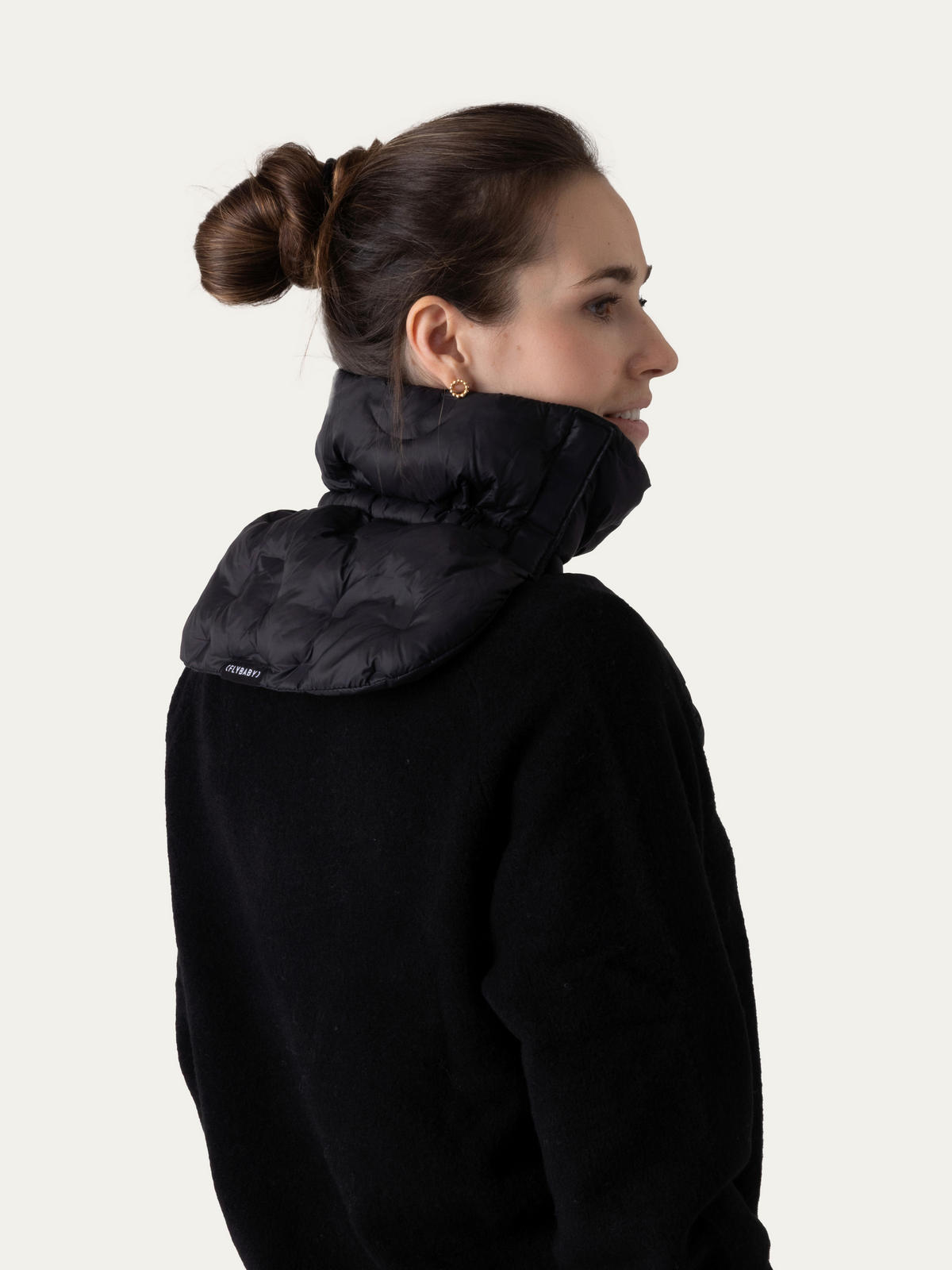 BABYTRAGENBEZUG  - Schwarz, Basics, Textil - FLYBABY