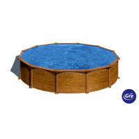 POOL-SET 2024 550/132 cm  - Braun, KONVENTIONELL, Metall (550/132cm) - Gre