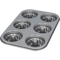 GUGELHUPFFORM Happy Halloween 18/3/26,5 cm  - Dunkelgrau, Trend, Metall (18/3/26,5cm) - Birkmann