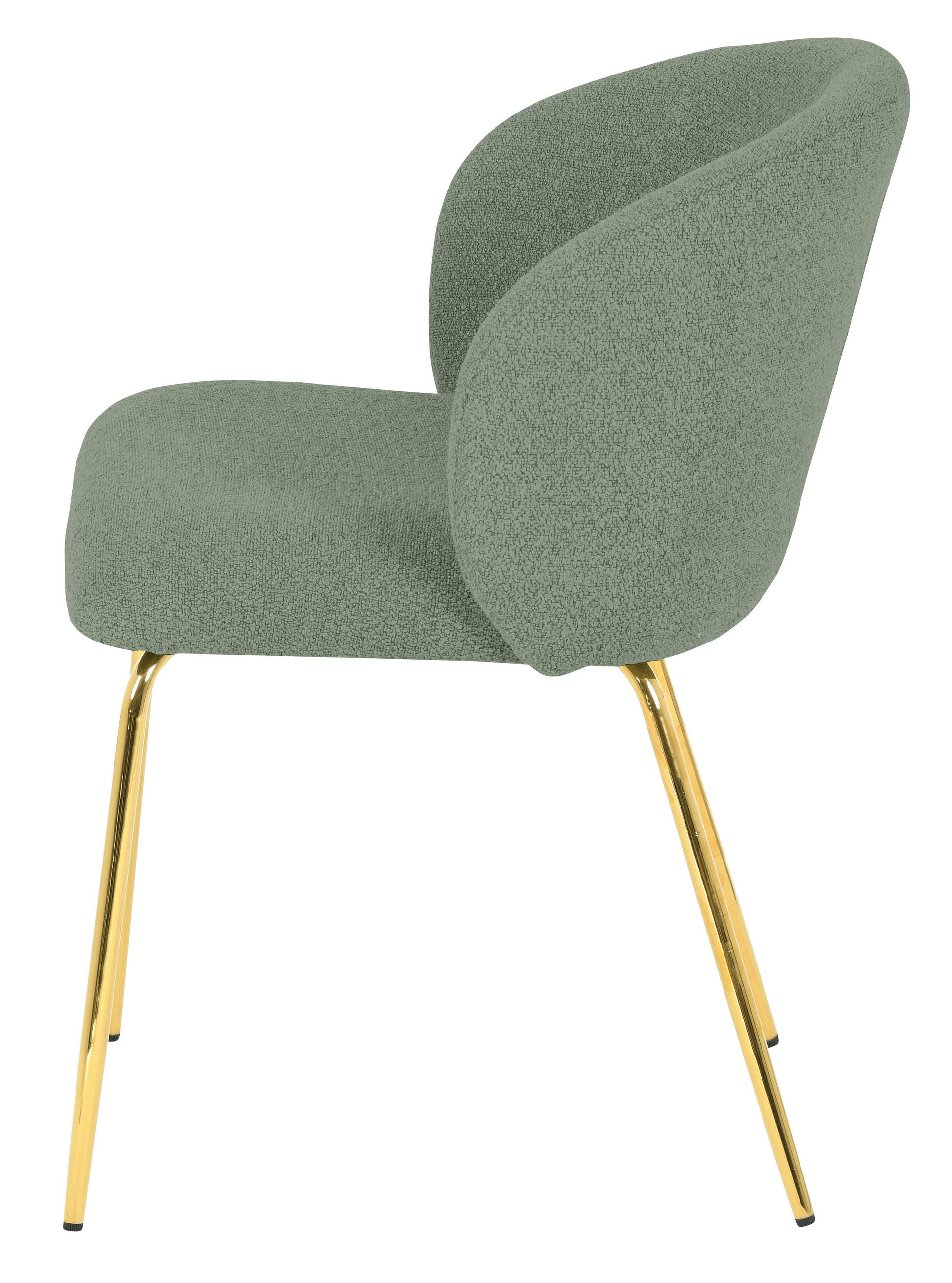 STOLICA  zelena  drvo, metal, tekstil      - zelena/crna, Moderno, drvo/metal (56/78/58cm) - Mömax