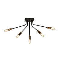 TAKLAMPA Tiara 68/15/32 cm  - svart, Klassisk, metall (68/15/32cm)