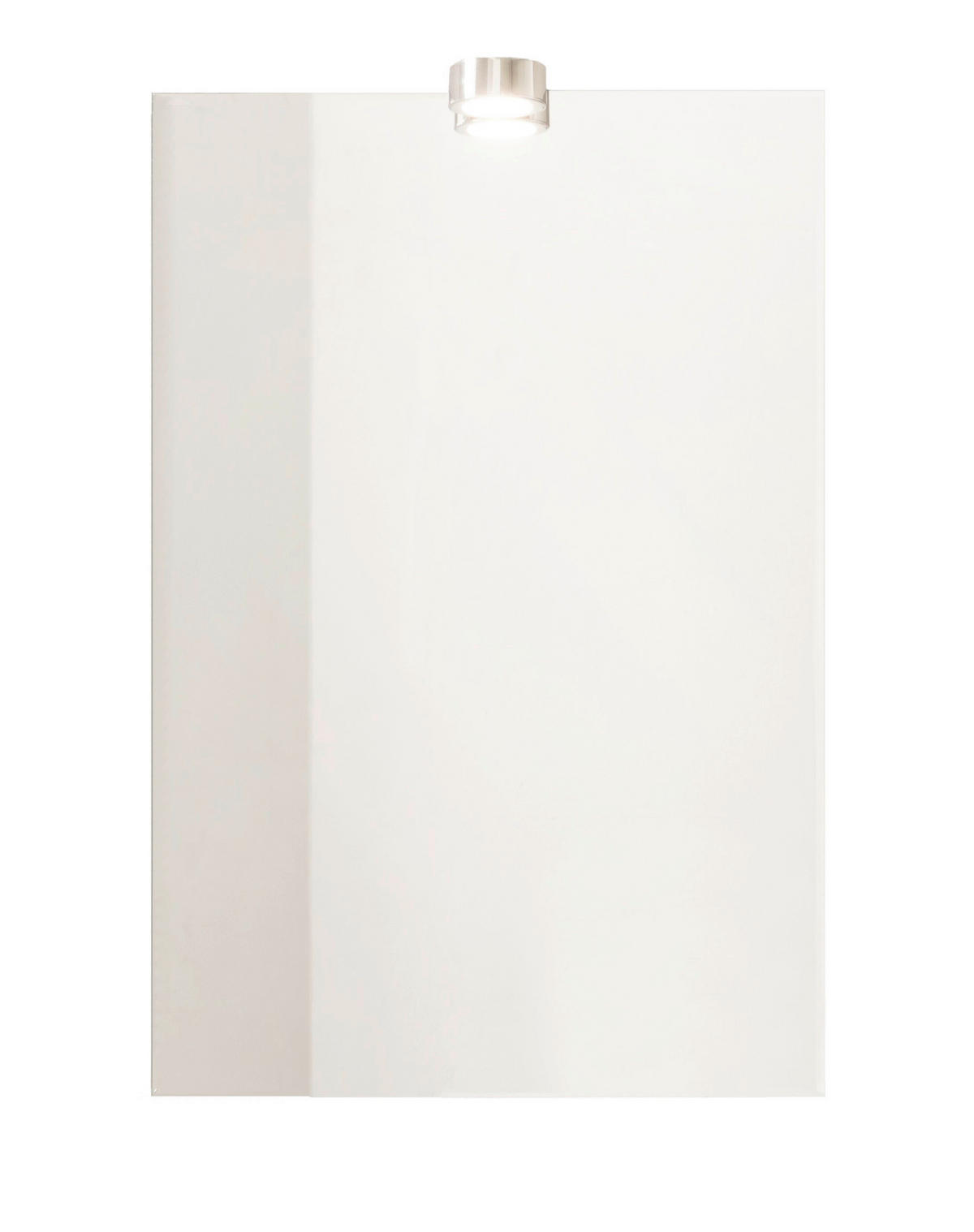 GÄSTEBAD - Eichefarben/Weiß, KONVENTIONELL, Glas/Holzwerkstoff (50cm) - Xora