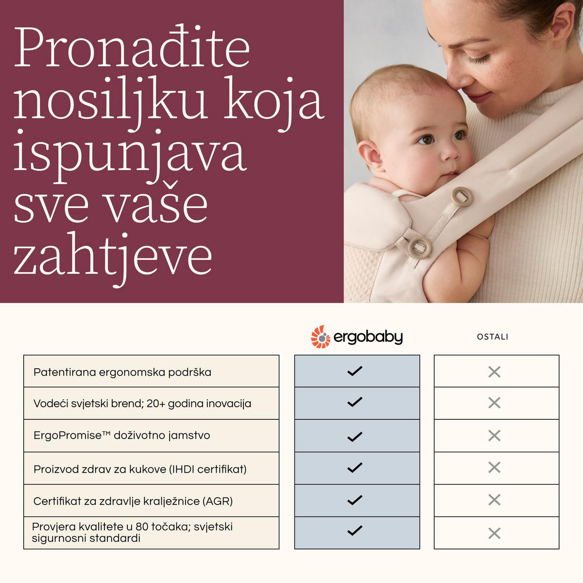 ERGONOMSKA NOSILJKA  Omni Deluxe Mesh  - svijetlo zelena, Basics, tekstil (26.5/27.5/14.8cm) - Ergobaby
