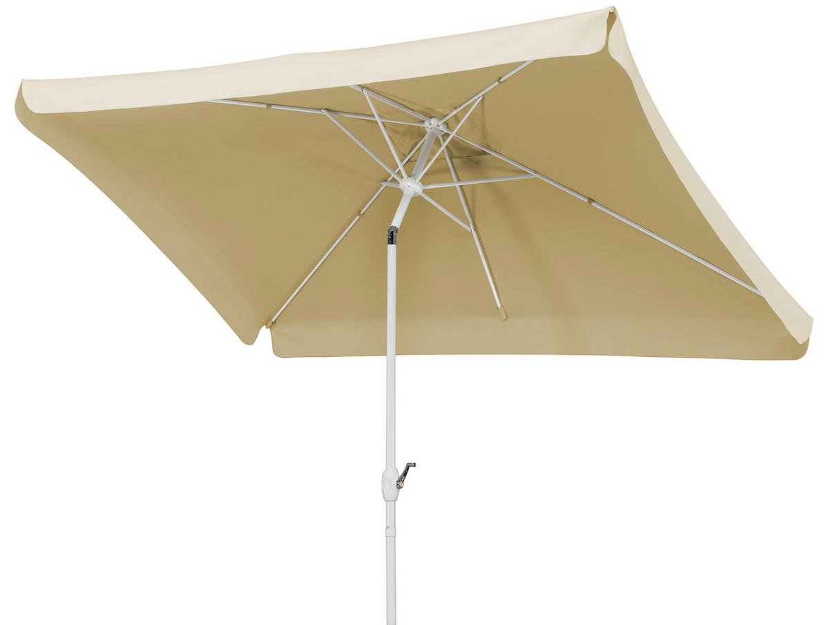 SONNENSCHIRM 300 cm Naturfarben  - Weiß/Naturfarben, Basics, Textil/Metall (200/250/300cm) - Schneider