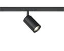 SCHIENENSYSTEM-STRAHLER 5,6/9,5 cm   - Schwarz, Basics, Metall (5,6/9,5cm) - Fischer & Honsel