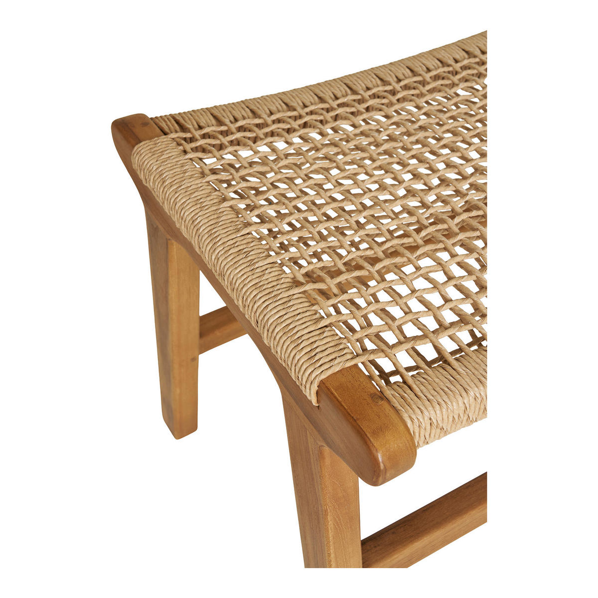 HOCKER in Kunststoff Naturfarben  - Naturfarben/Teakfarben, Basics, Holz/Kunststoff (60/42/40cm)
