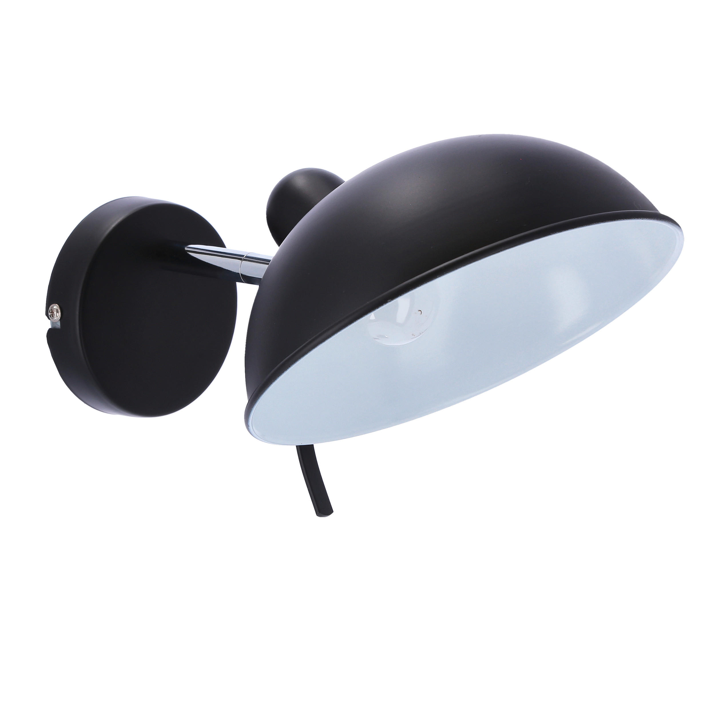 VÄGGLAMPA 21/30/14.5 cm   - svart, Basics, metall (21/30/14.5cm)