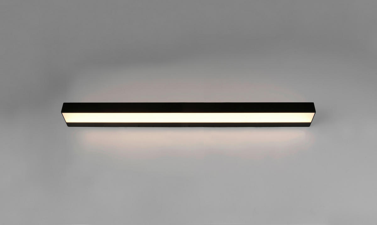 BADEZIMMER-WANDLEUCHTE - Chromfarben/Schwarz, Basics, Kunststoff/Metall (3,6/90/8cm) - Trio Leuchten
