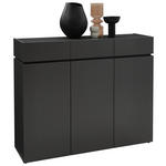 SIDEBOARD  in 135/111/40 cm  - Schwarz/Graphitfarben, Design, Holzwerkstoff/Kunststoff (135/111/40cm) - Voleo