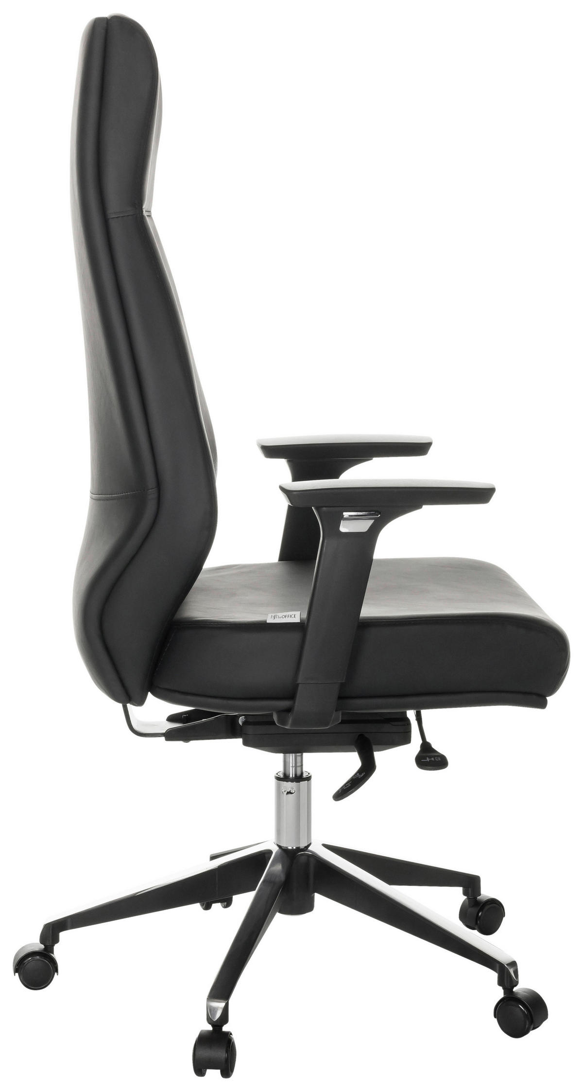 KANCELÁŘSKÉ KŘESLO, černá - černá, Basics, kov/plast (68/123-130/68cm) - MID.YOU