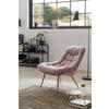 XXL-SESSEL - Naturfarben/Rosa, MODERN, Textil/Metall (76/85,6/85,6cm) - Livetastic