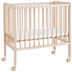 BEISTELLBETT NINA  84/48/83 cm  - Buchefarben, Basics, Holz/Textil (84/48/83cm) - My Baby Lou