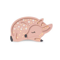 KINDERWANDLEUCHTE Animals 34/5,5/18 cm  - Natur (34/5,5/18cm)