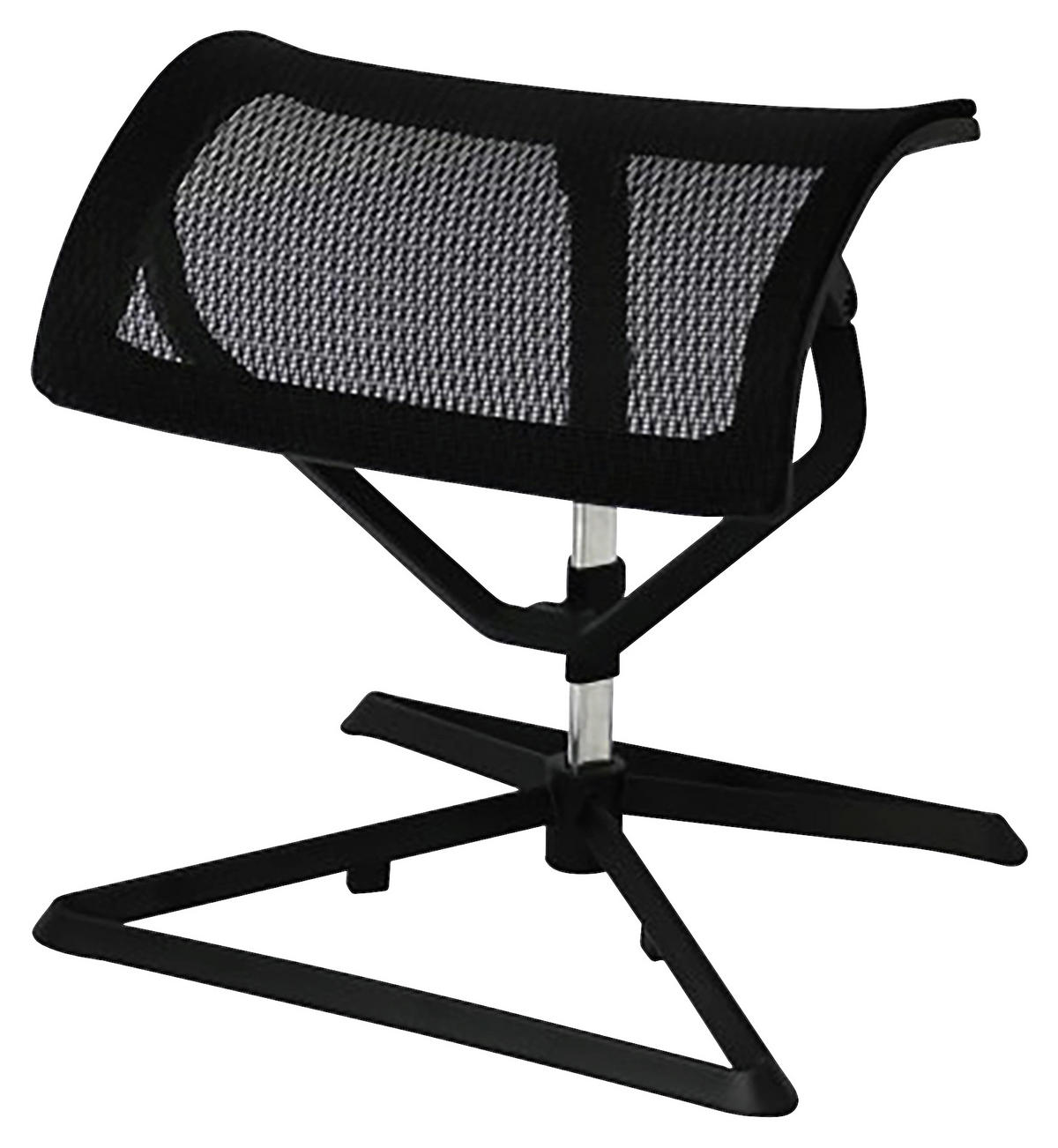 KANCELÁŘSKÁ STOLIČKA,  - černá, Basics, kov/textil (43/46/33cm) - MID.YOU