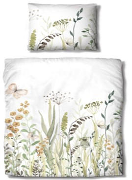 Lenjerie De Pat Cu Două Fețe 220/200 cm  - verde, textil (220/200cm) - Esposa