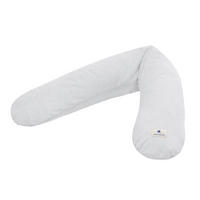 STILLKISSEN 190 cm Terra Musselin   - Hellgrau, Basics, Textil (190cm) - Julius Zöllner