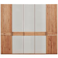 DREHTÜRENSCHRANK in Champagner, Kernbuche - Schieferfarben/Champagner, KONVENTIONELL, Glas/Holz (250/216/58cm) - Venda