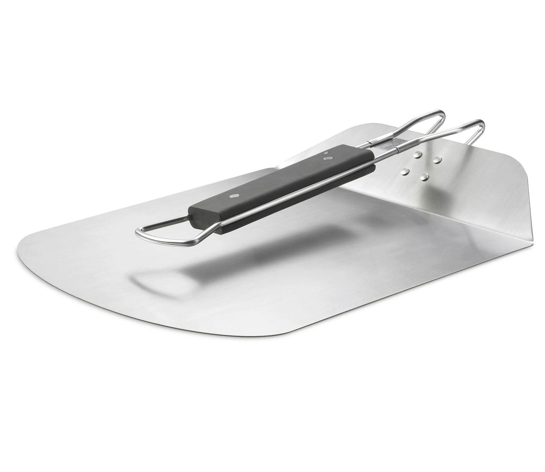 PIZZASCHAUFEL   - Edelstahlfarben/Schwarz, Basics, Kunststoff/Metall (37,5/29/6cm) - KÜCHENPROFI