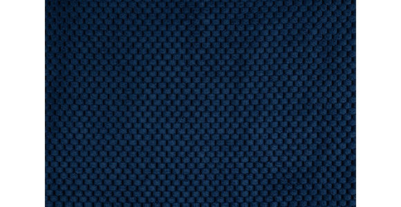 SCHLAFSOFA  mit Liegefunktion, Schlafen auf Sitzhöhe, Rücken echt Chenille Blau  - Blau/Schwarz, KONVENTIONELL, Kunststoff/Textil (222/90/100cm) - Carryhome