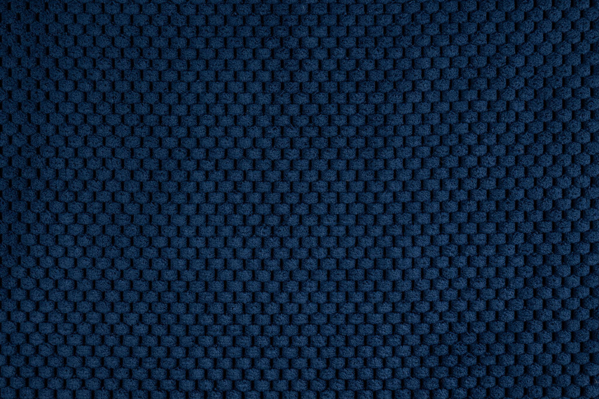 SCHLAFSOFA  mit Liegefunktion, Schlafen auf Sitzhöhe, Rücken echt Chenille Blau  - Blau/Schwarz, KONVENTIONELL, Kunststoff/Textil (222/90/100cm) - Carryhome