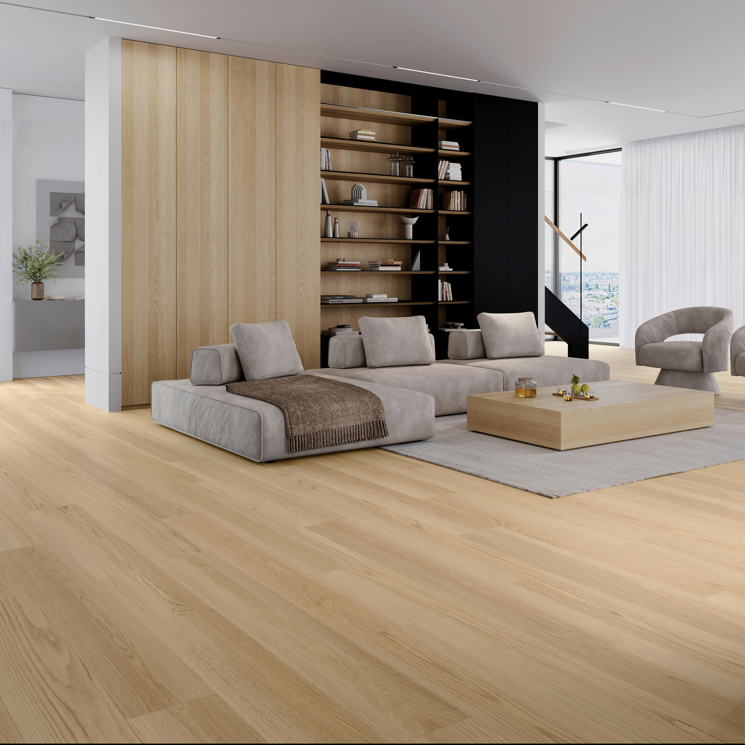 VINYLBODEN Barlinek SPC Peach Oak  per  m² - Eichefarben, Design, Kunststoff (19,8/0,55/123,4cm) - Barlinek