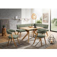 ECKBANK 180/170 cm  in Grün, Wildeiche  - Wildeiche/Eichefarben, Design, Holz/Textil (180/170cm) - Venda