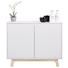 KOMMODE 102/88/40 cm - Eichefarben/Weiß, ROMANTIK / LANDHAUS, Holzwerkstoff (102/88/40cm) - Carryhome KOMMODE 102/88/40 cm - Eichefarben/Weiß, ROMANTIK / LANDHAUS, Holzwerkstoff (102/88/40cm) - Carryhome