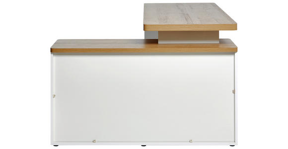 SCHREIBTISCHKOMBINATION in Weiß, Eichefarben - Eichefarben/Weiß, KONVENTIONELL, Holzwerkstoff (140/77/117,5cm) - Venda