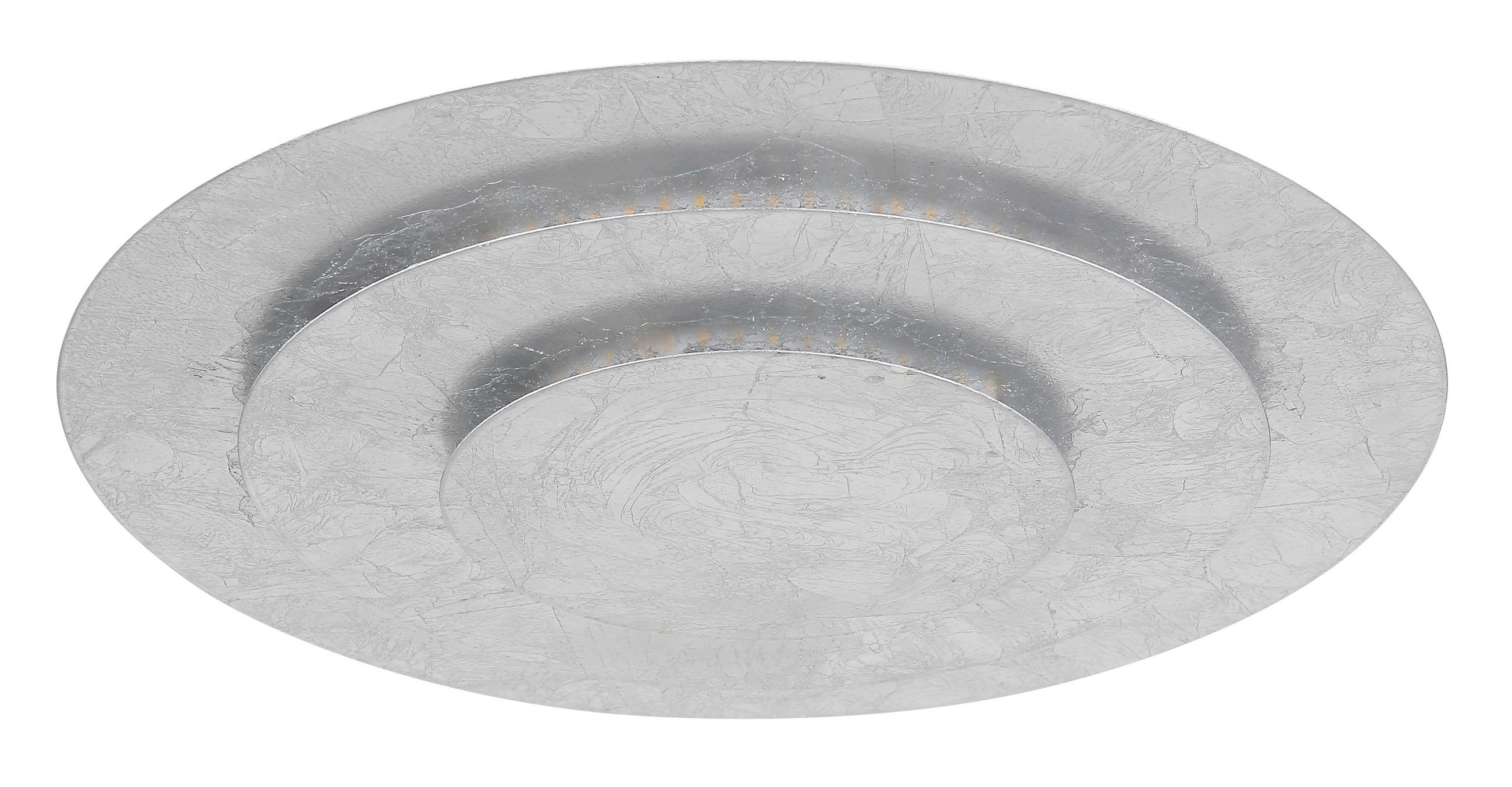 LED-DECKENLEUCHTE  35/7 cm    - Silberfarben, Design, Metall (35/7cm) - Globo