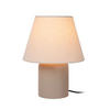 TISCHLEUCHTE MACIA 20/20/27 cm   - Weiß, Design, Keramik (20/20/27cm) - Lucide