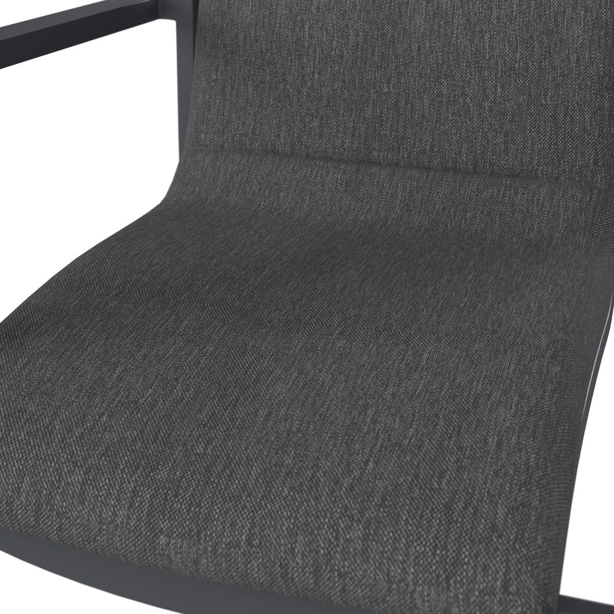 GARTENSTUHL Aluminium Grau  - Grau, MODERN, Textil/Metall (58/85/59cm) - Ambia Garden