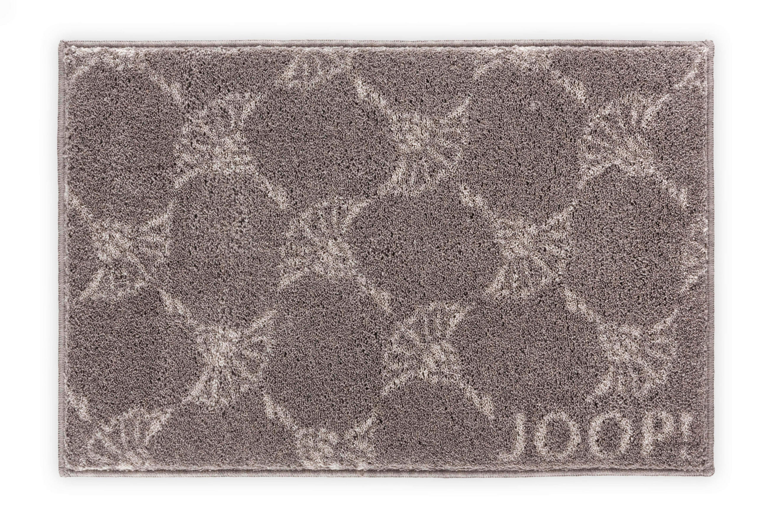 BADTEPPICH New Cornflower Allover Graphitfarben 60/90 cm  - Graphitfarben, Design, Kunststoff/Textil (60/90cm) - Joop!