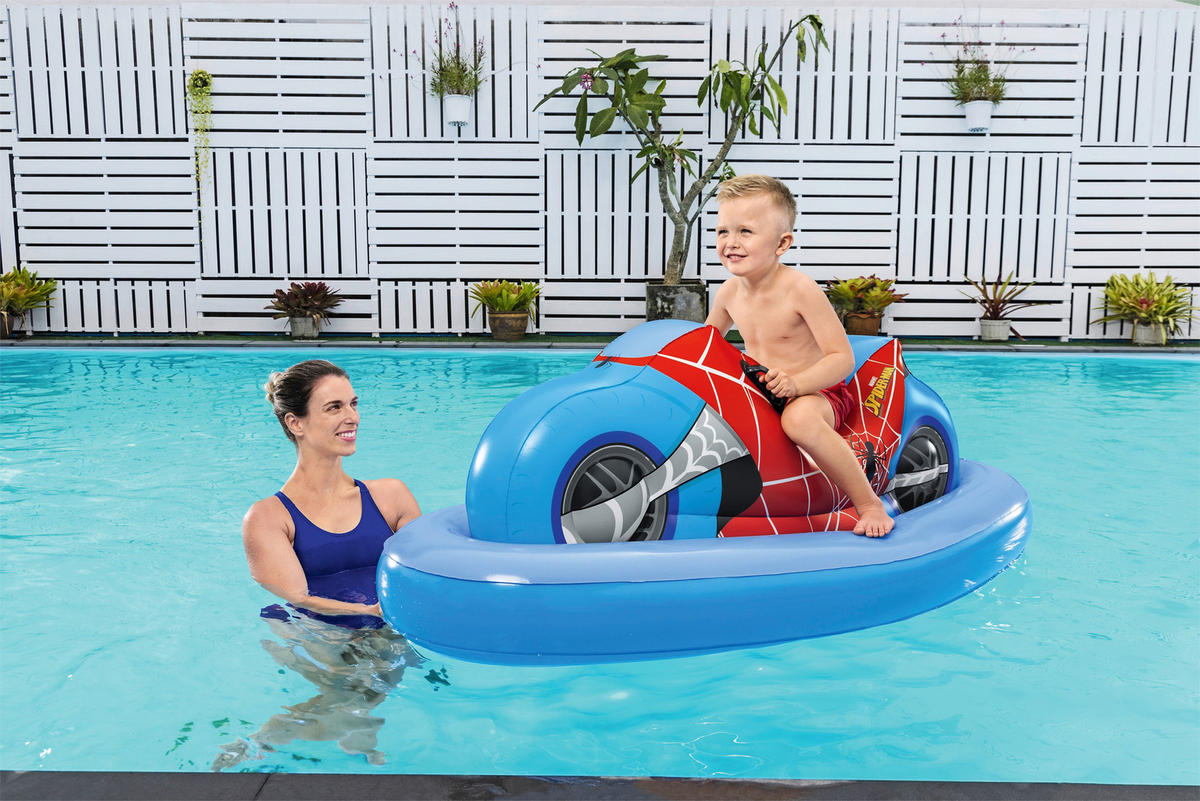 Uppblåsbar barnmotorcykel - multicolor, Klassisk, plast (167/79/55cm) - Bestway