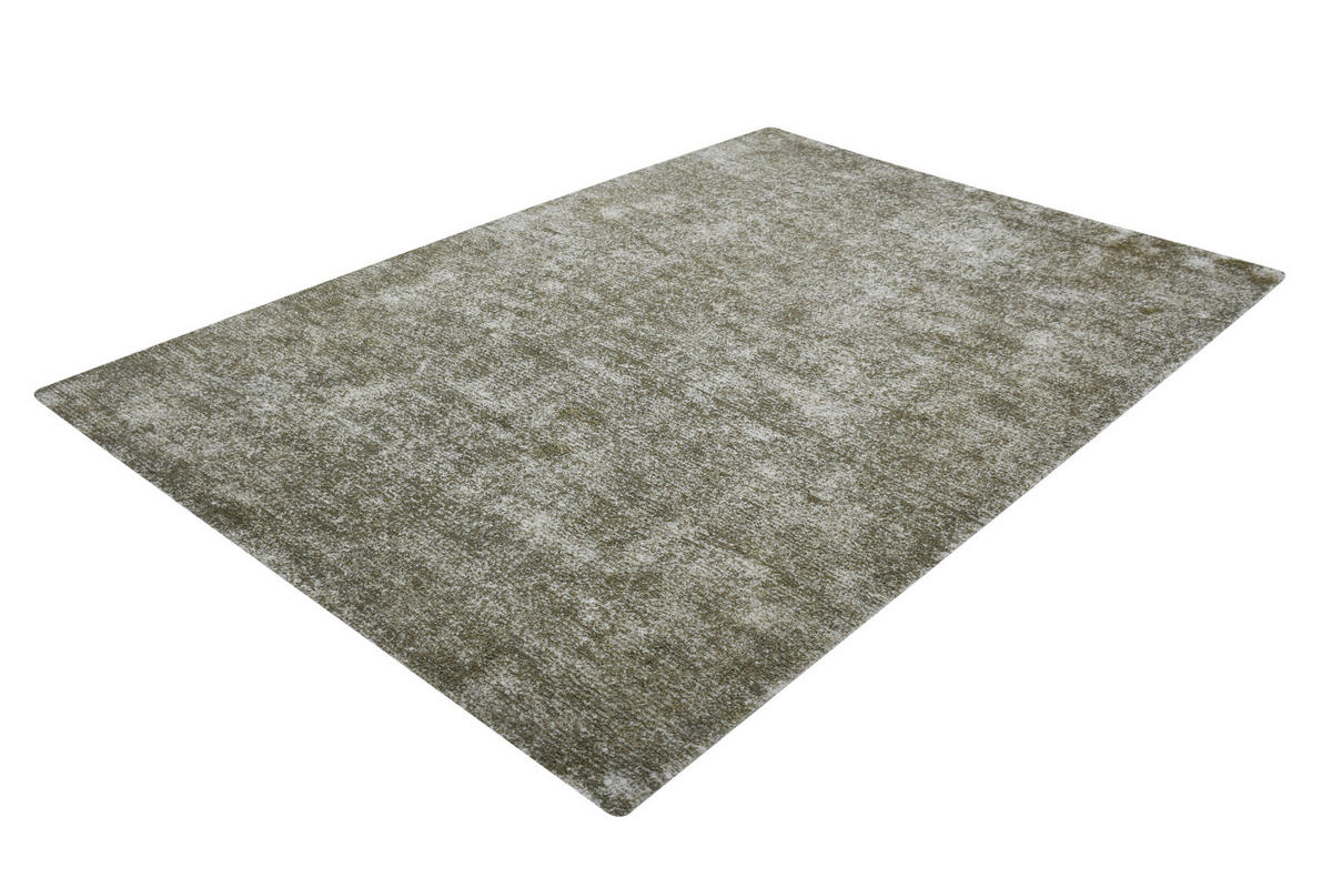 WEBTEPPICH 80/150 cm Silberfarben, Olivgrün  - Silberfarben/Olivgrün, Basics, Textil (80/150cm) - Novel