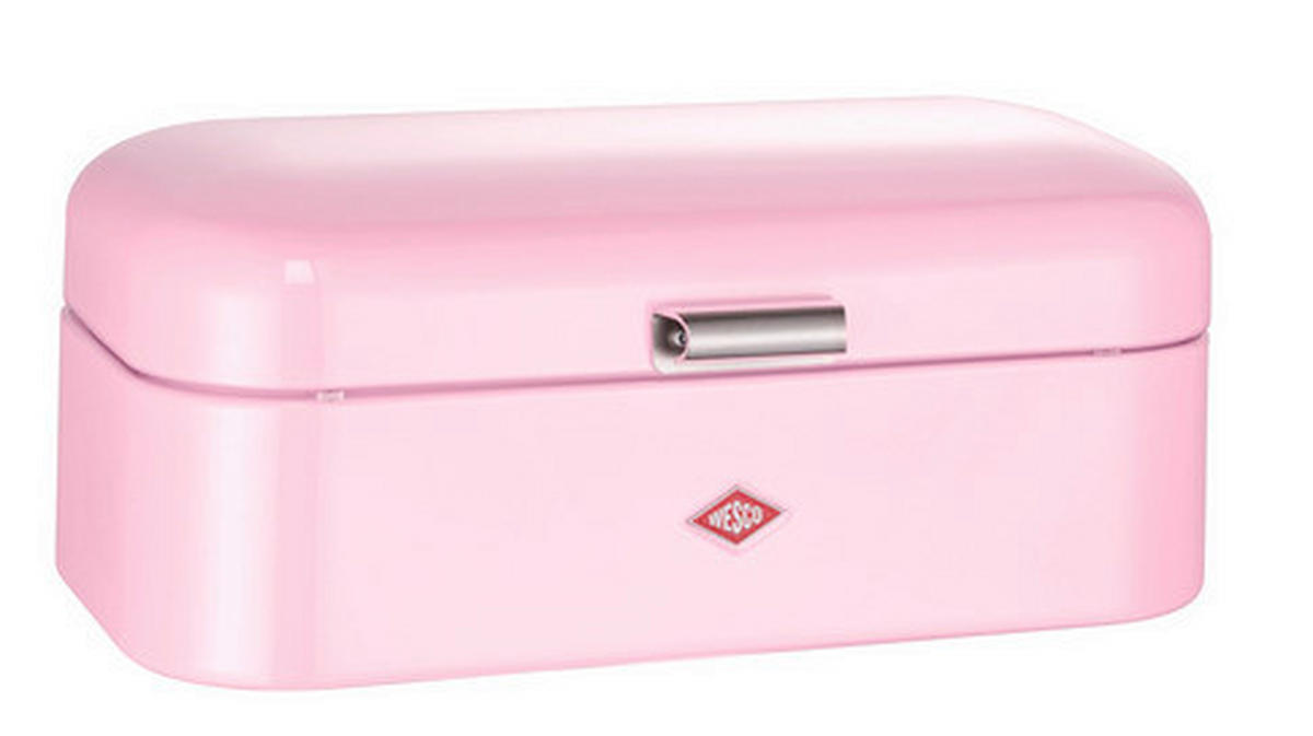 BROTKASTEN - Pink, KONVENTIONELL, Metall (42/23/17cm) - Wesco