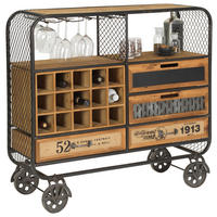 ZSÚRKOCSI tömör  - többszínű, Trend, fa/fém (108/97,5/38cm) - Landscape