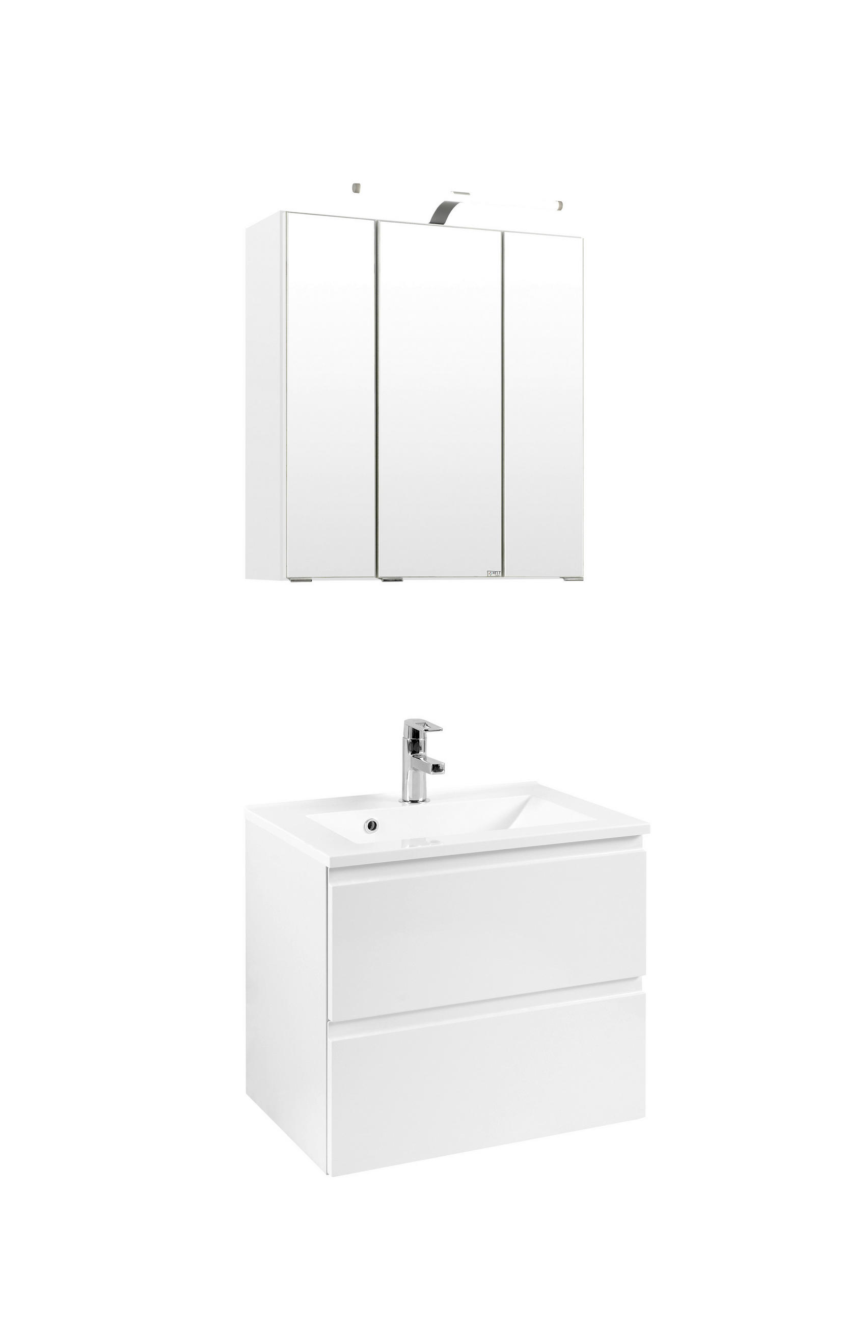 BADEZIMMER  in 60 cm  - Weiss, Design, Holzwerkstoff (60cm) - Held